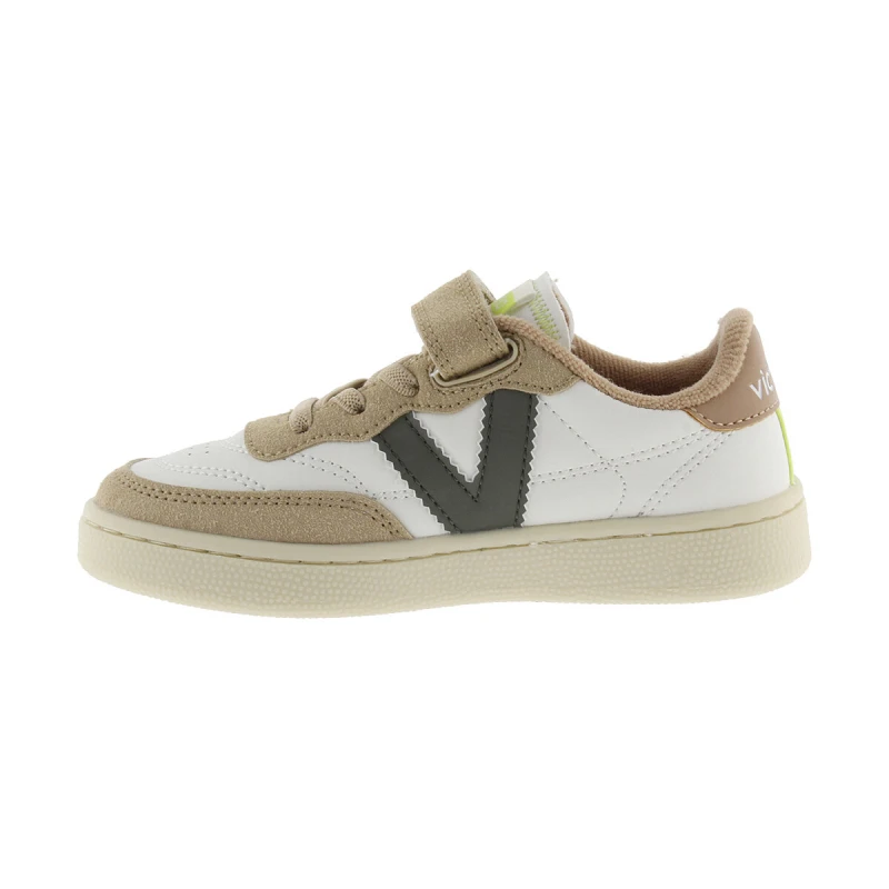 VICTORIA - Sneakers bianca e beige - 1256108