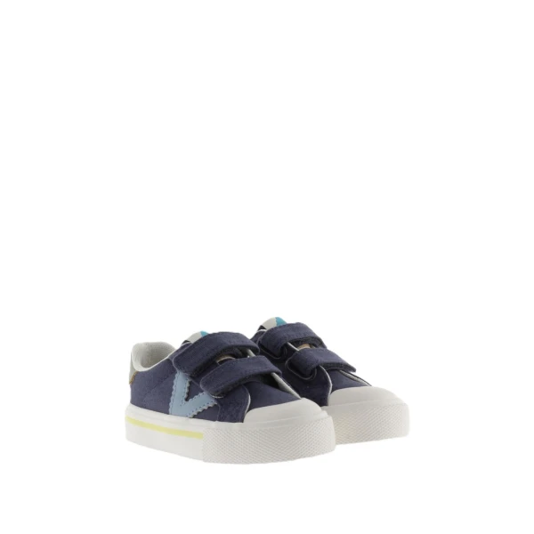 VICTORIA - Sneakers blu in tela - 1065189