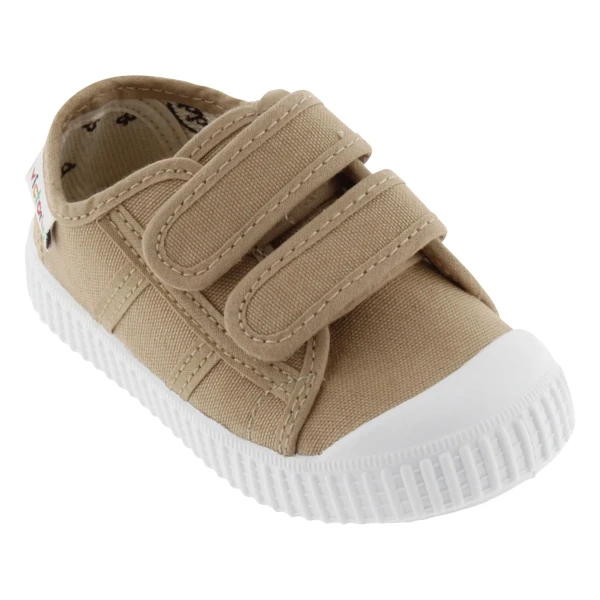 VICTORIA - Sneakers beige in tela - 136606