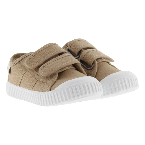 VICTORIA - Sneakers beige in tela - 136606