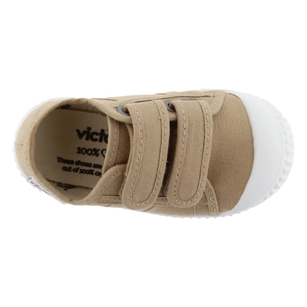 VICTORIA - Sneakers beige in tela - 136606