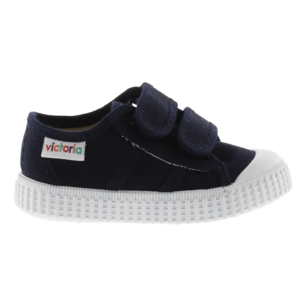 VICTORIA - Sneakers blu in tela - 136606