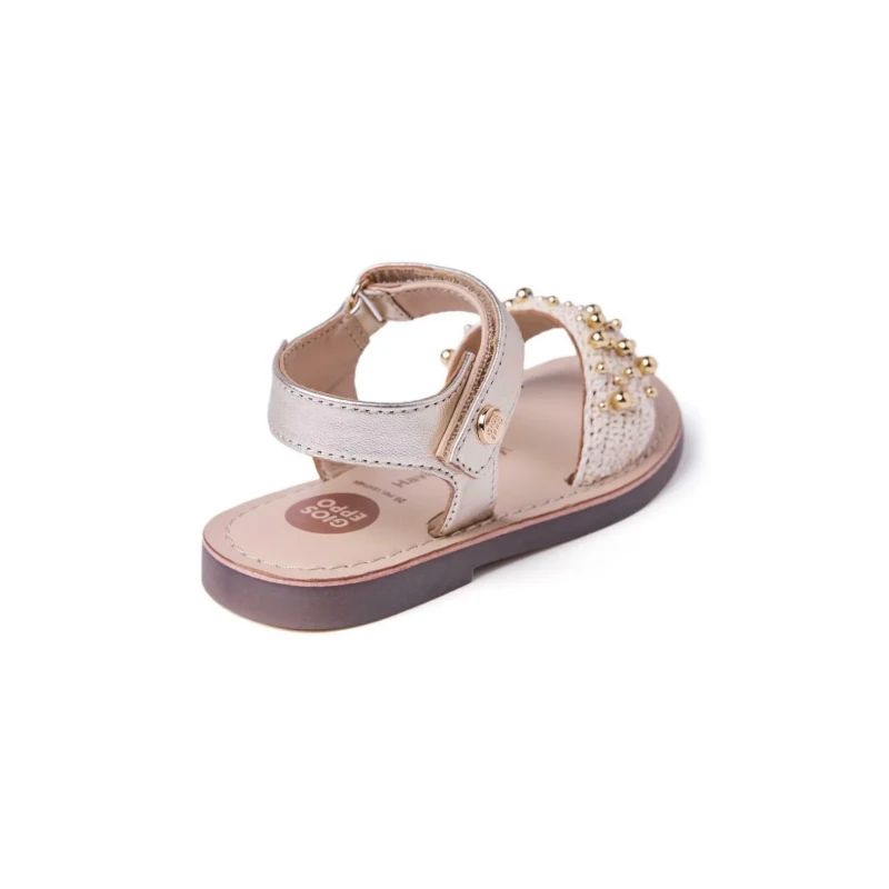 GIOSEPPO - Sandalo beige e oro - 
