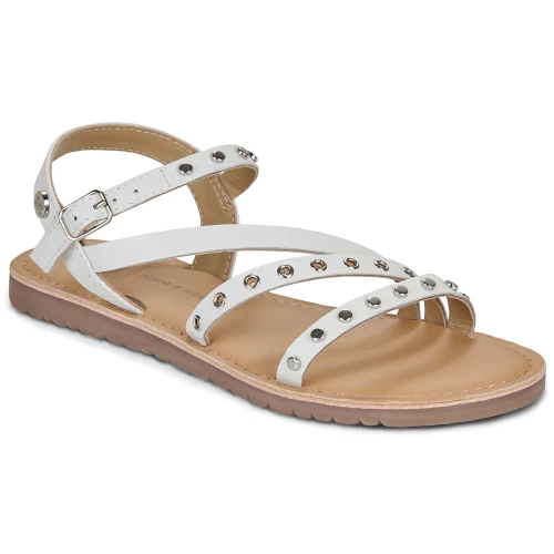 GIOSEPPO - Sandalo bianco con borchie - 