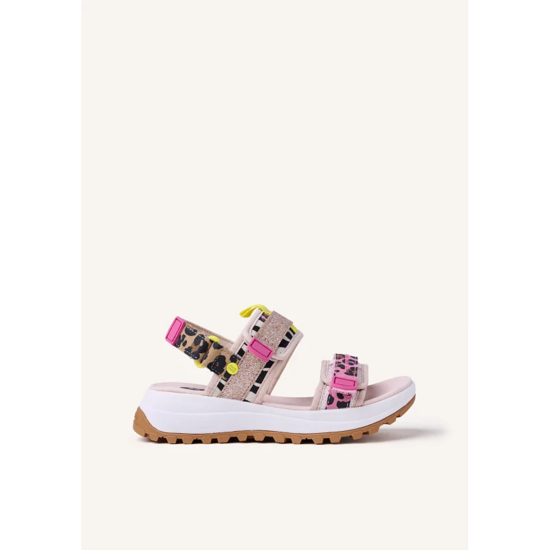 GIOSEPPO - Sandalo multicolore con glitter - 