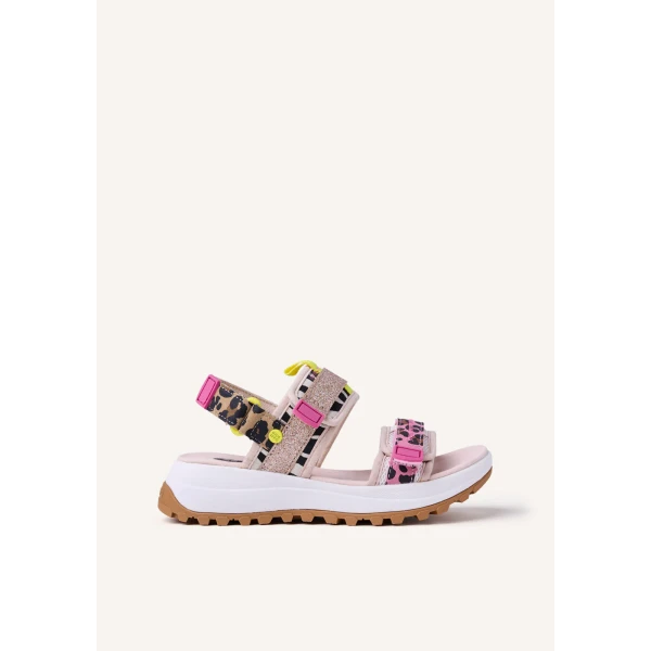 GIOSEPPO - Sandalo multicolore con glitter - 