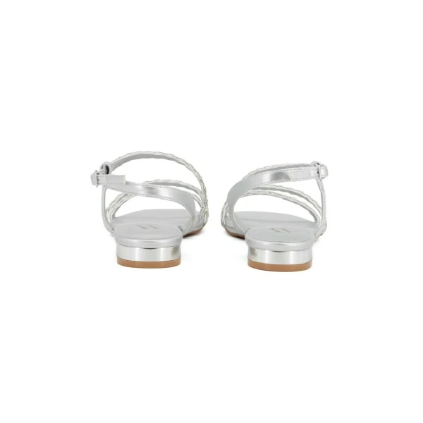 ALBANO VANITY - Sandalo argento con strass - av7031