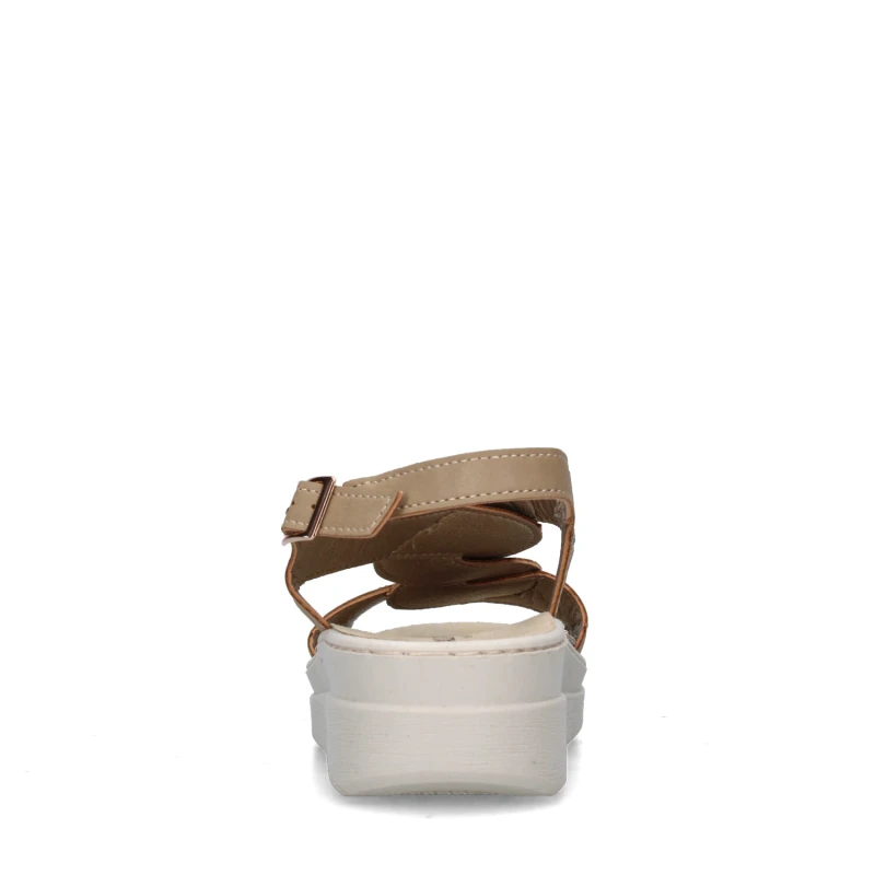 VALLEVERDE - Sandalo beige con strass - 55602