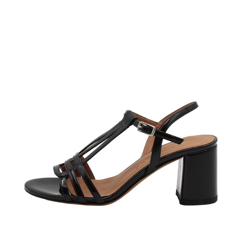 L'AMOUR - Sandalo nero in vernice - l403
