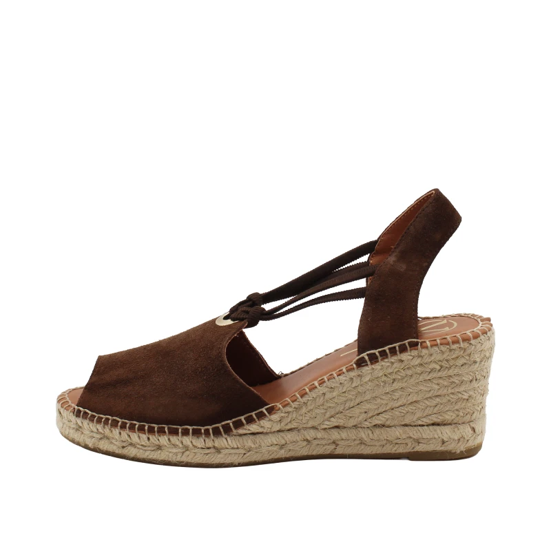 VIGUERA - Espadrillas marrone in camoscio - 