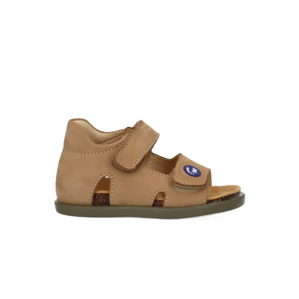 WALKEY - Sandalo beige con velcri - y1b2-44065-0124500