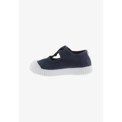 VICTORIA - Sneakers blu in tela - 136625 2