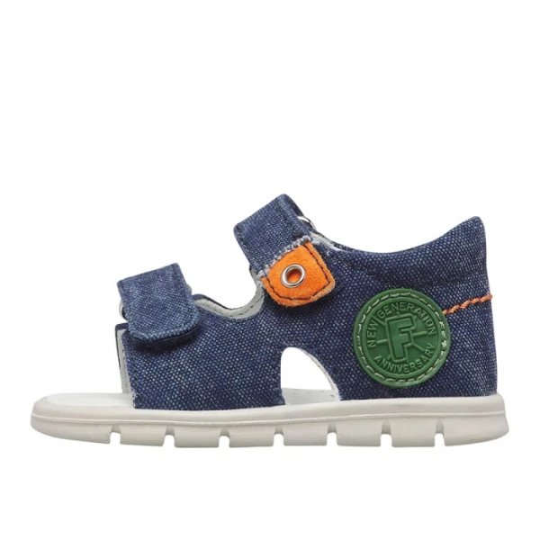 FALCOTTO - Sandalo blu in tessuto - 0011501092.01.1c95