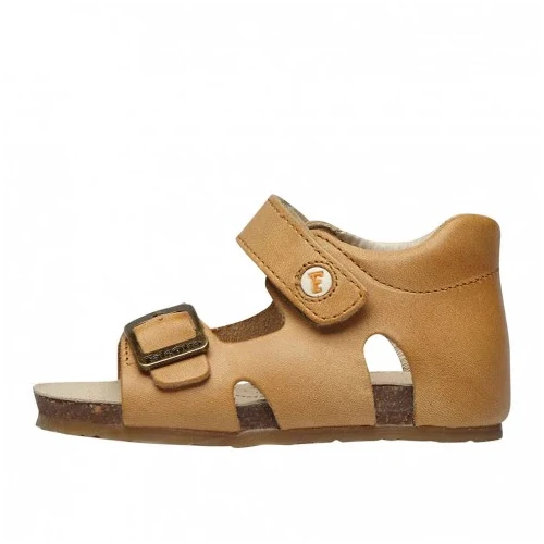 Sandalo cuoio con fibbie