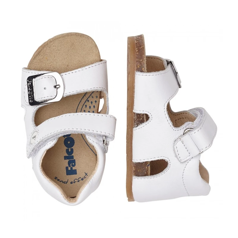 FALCOTTO - Sandalo bianco con fibbie - 0011500737.03.0n01