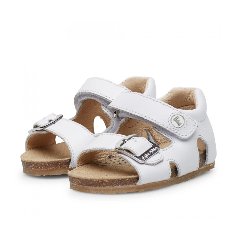 FALCOTTO - Sandalo bianco con fibbie - 0011500737.03.0n01
