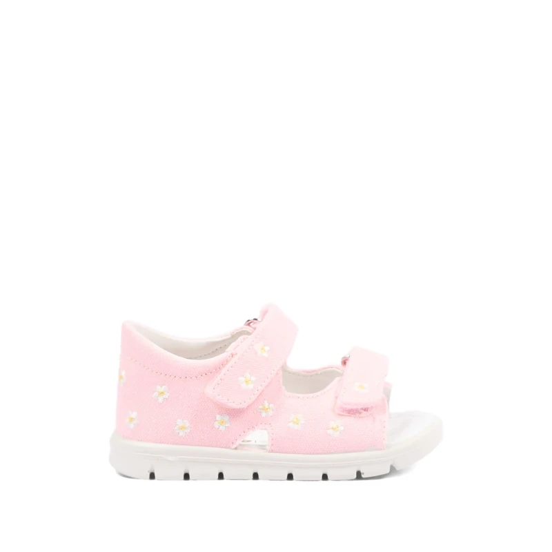 FALCOTTO - Sandalo rosa in tessuto ricamato - 0011501163.02.om02