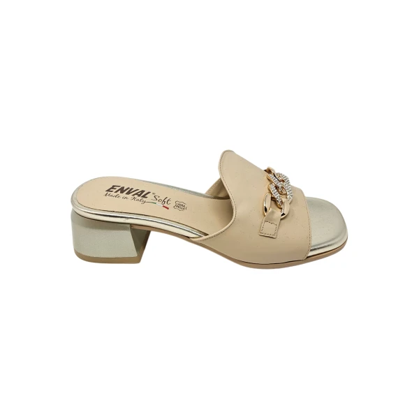 ENVAL - Sandalo ciabatta beige - 1275722