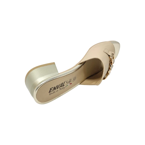 ENVAL - Sandalo ciabatta beige - 1275722