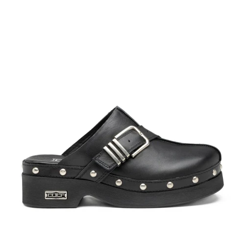 CULT - Sandalo sabot nero con fibbia - clw474300