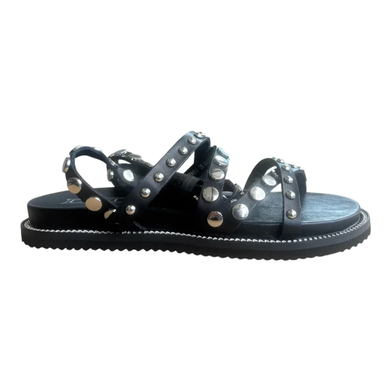 CULT - Sandalo nero con borchie - clw388604