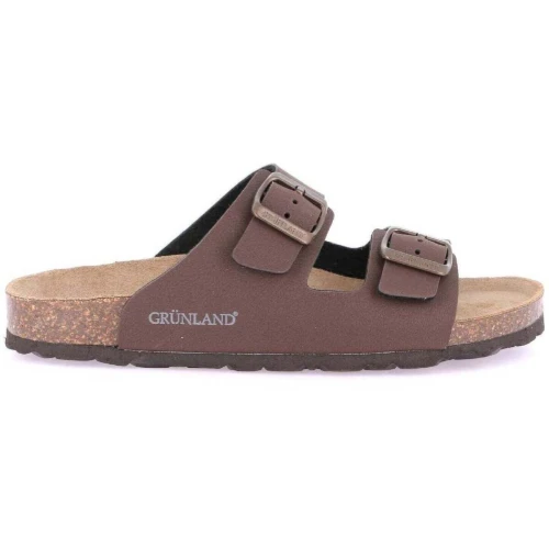 GRUNLAND - Ciabatta marrone con fibbie - cb 1557 40sara