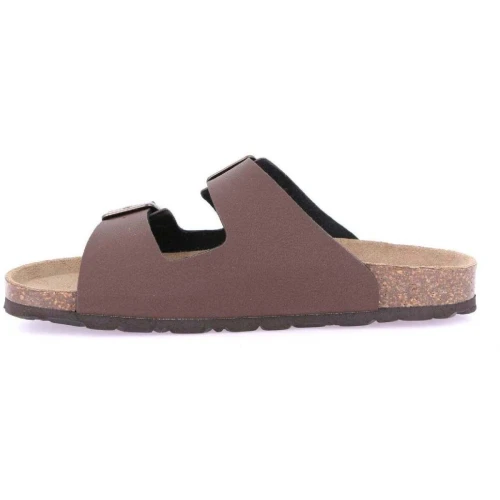 GRUNLAND - Ciabatta marrone con fibbie - cb 1557 40sara 2