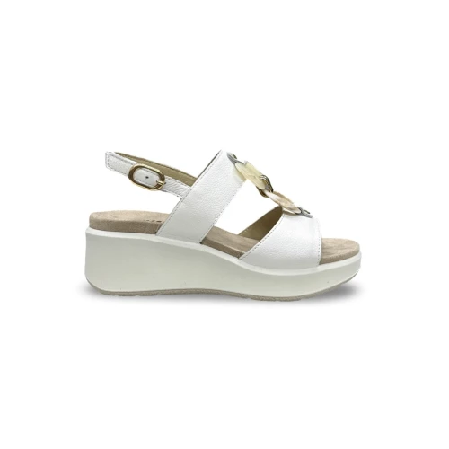 ENVAL - Sandalo bianco con accessorio - 1292711