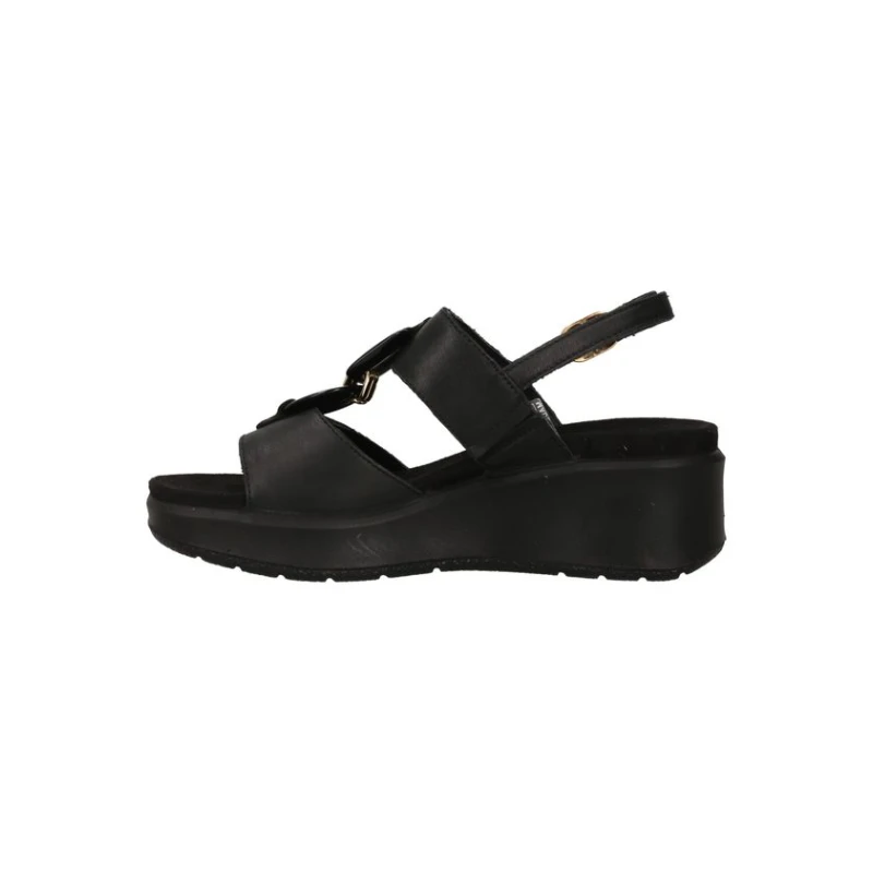 ENVAL - Sandalo nero con accessorio - 1292700