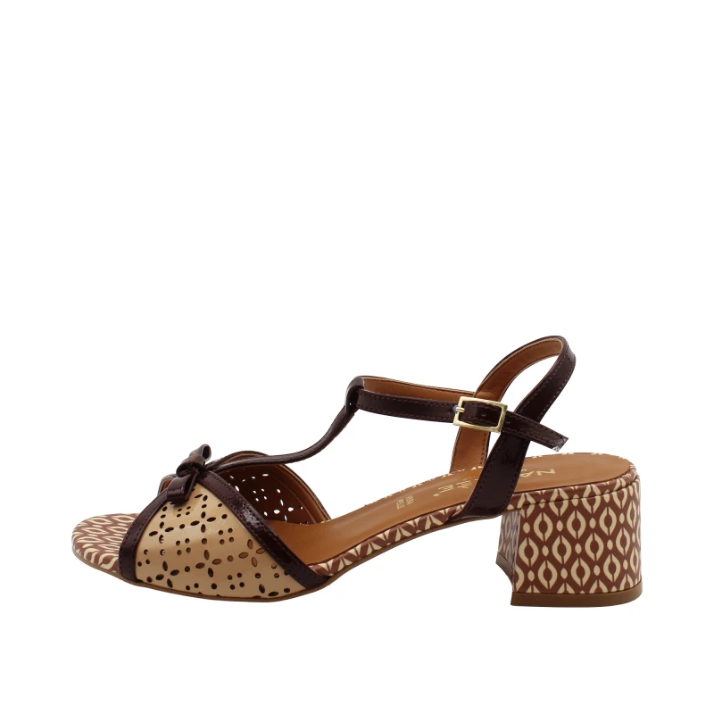 NACREE - Sandalo marrone e beige - 764012