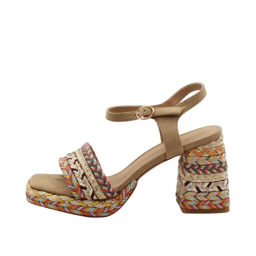 ALMA EN PENA - Sandalo in corda multicolore - 51301