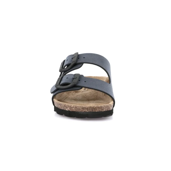 GRUNLAND - Sandalo ciabatta blu con fibbie - cb0714-40 luce