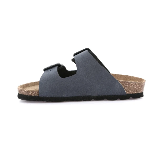 GRUNLAND - Sandalo ciabatta blu con fibbie - cb0714-40 luce