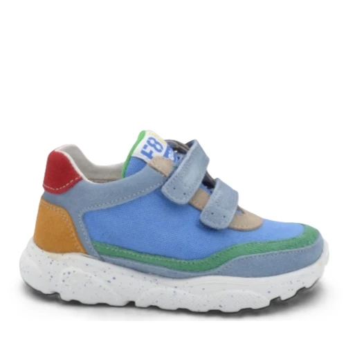 Sneakers multicolore con velcro