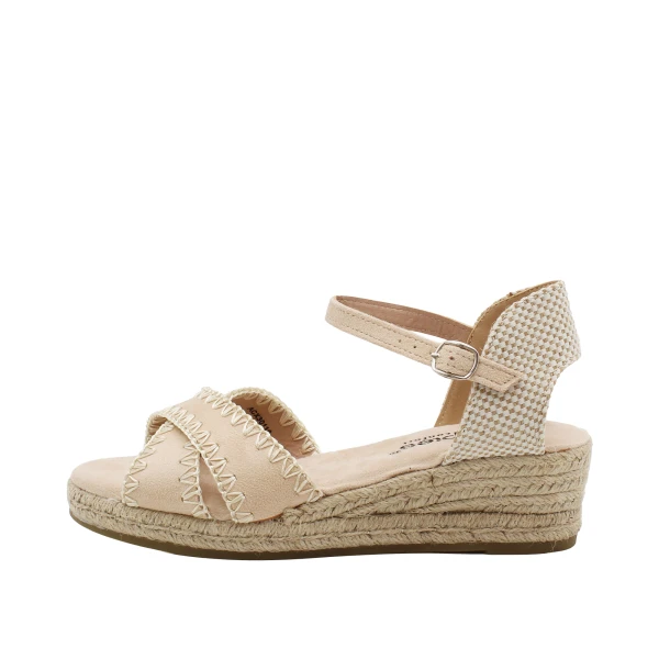 AMARPIES - Espadrillas sandalo beige - acx30110