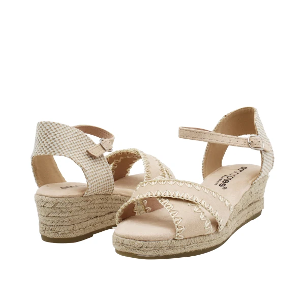 AMARPIES - Espadrillas sandalo beige - acx30110