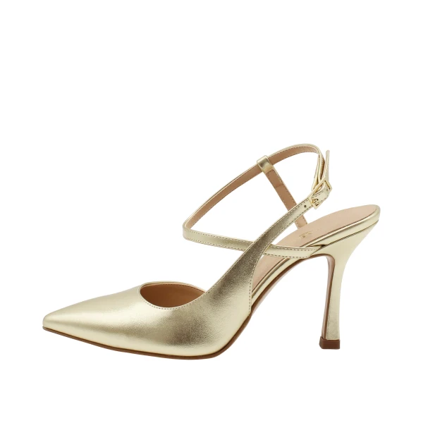 NACREE - Decollete slingback platino - 410a009