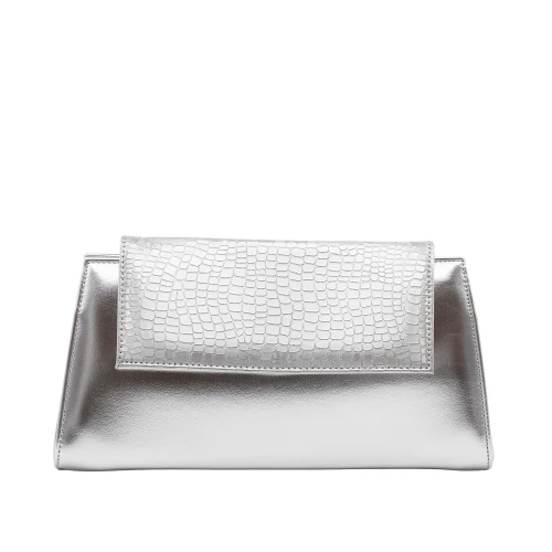 VALLEVERDE - Borsa pochette argento - 97200