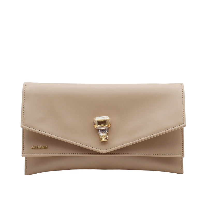 ALBANO - Borsa nude con accessorio - a1054