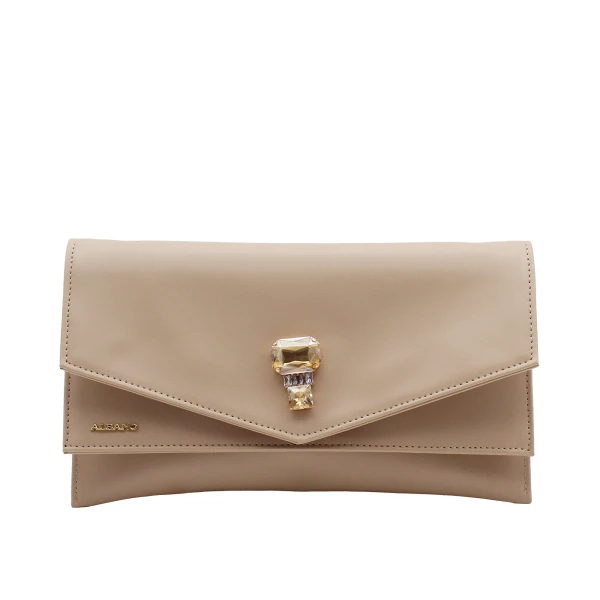 ALBANO - Borsa nude con accessorio - a1054