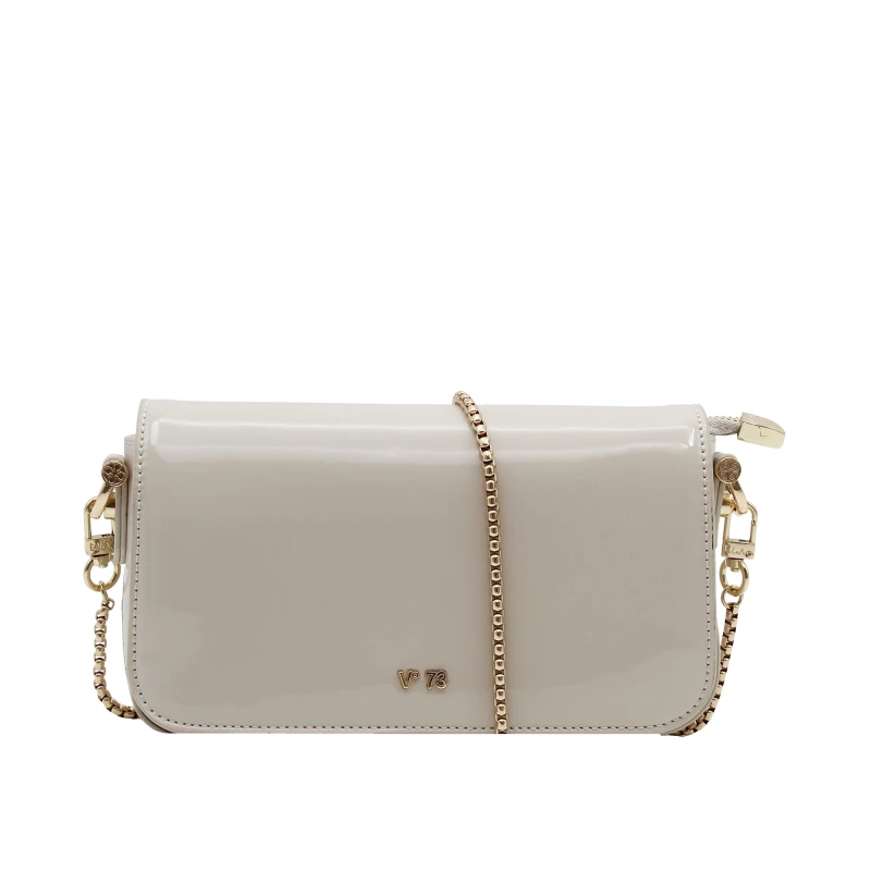 V73 - Borsa beige in vernice - 73bs8vw01v