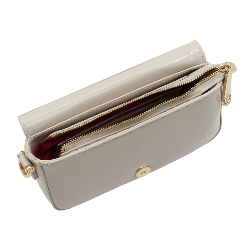 V73 - Borsa beige in vernice - 73bs8vw01v