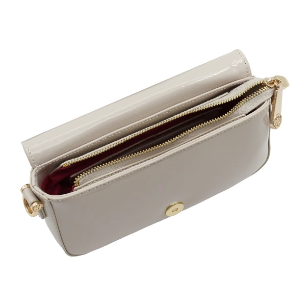 V73 - Borsa beige in vernice - 73bs8vw01v