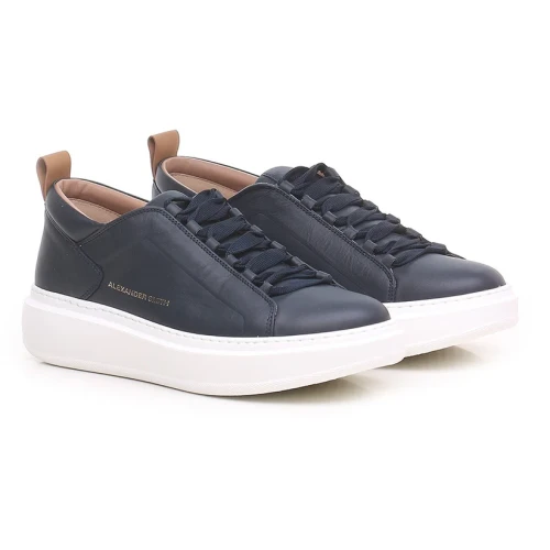 ALEXANDER SMITH - Sneakers blu con lacci - wfm2319 2
