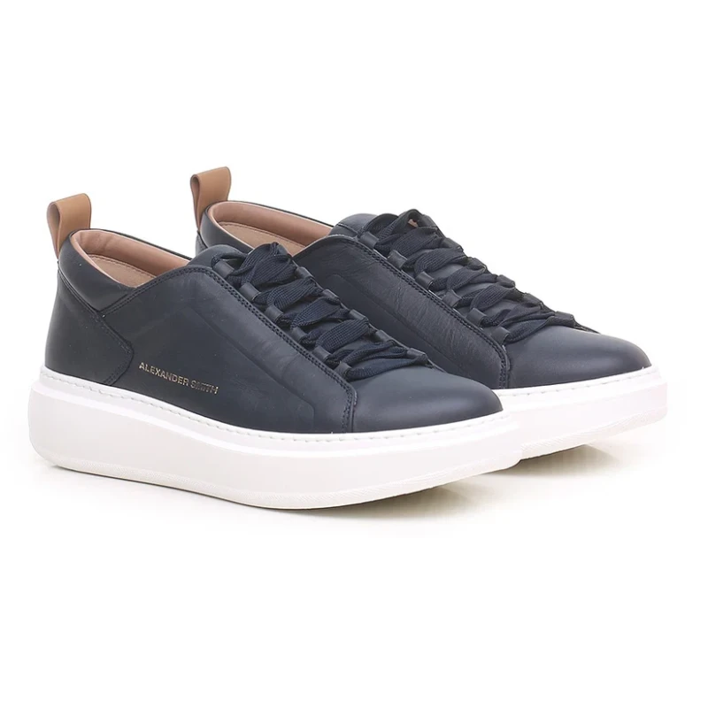 ALEXANDER SMITH - Sneakers blu con lacci - wfm2319