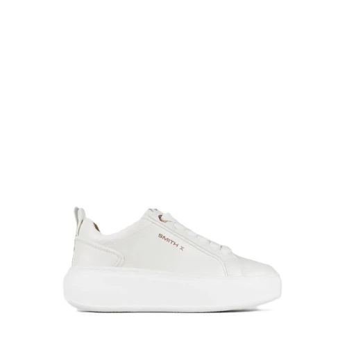 ALEXANDER SMITH - Sneakers bianca con lacci - 