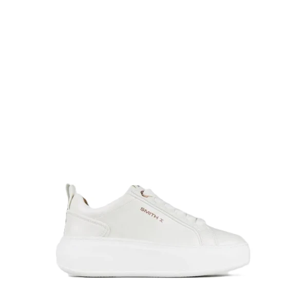 ALEXANDER SMITH - Sneakers bianca con lacci - 