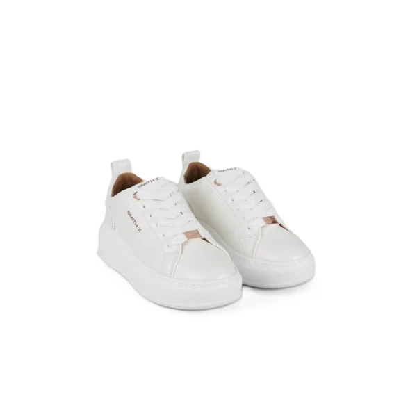 ALEXANDER SMITH - Sneakers bianca con lacci - 