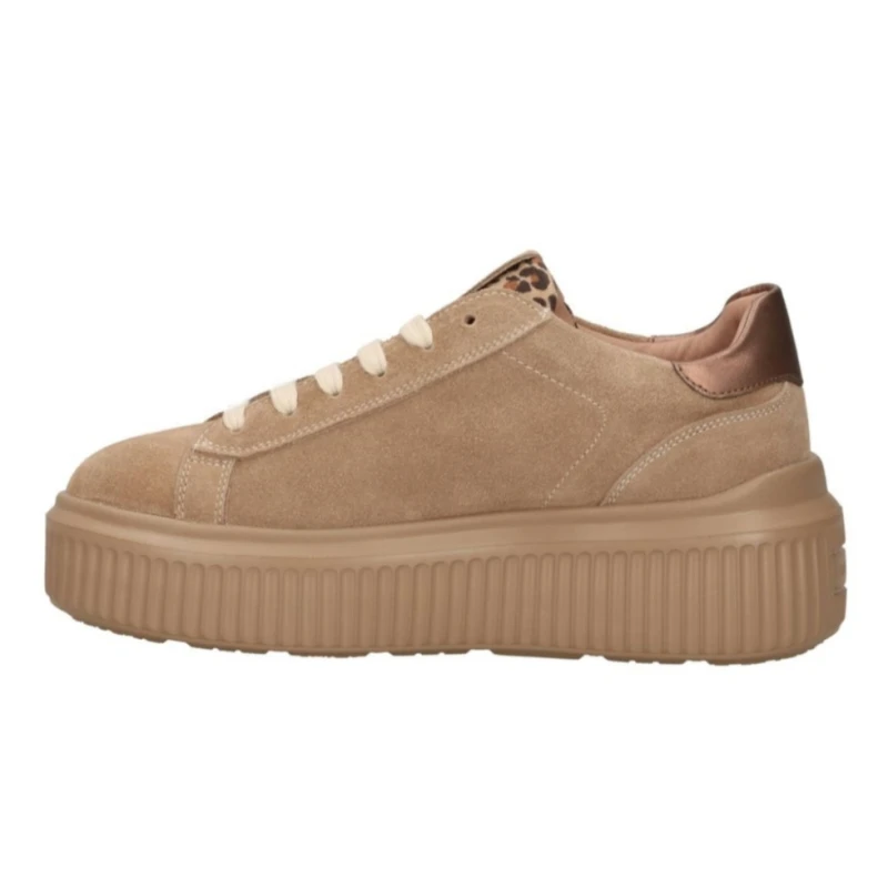 JANET&JANET - Sneakers beige in camoscio - j-1010