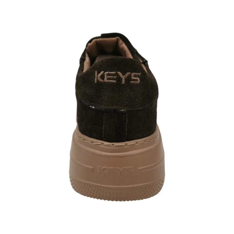 KEYS - Sneakers marrone in camoscio - k-13047